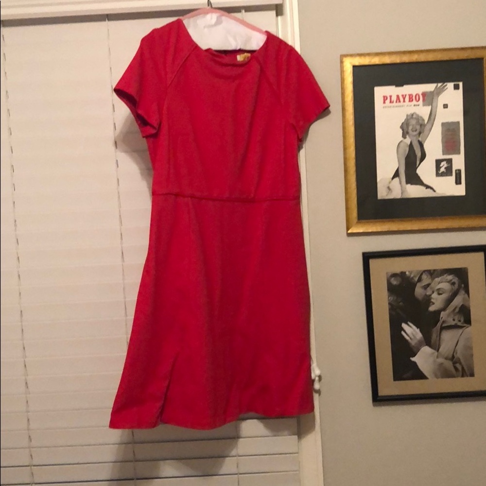 Red dress
